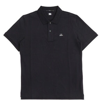 CP COMPANY Polo T-Shirt mit gesticktem Logo Schwarz 10CMPL067A-005263W/999 148409649