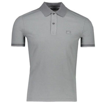 CP Company Polo Piqué Short Sleeve T-Shirt Gray 10CMPL120A-000973G/938 148409654