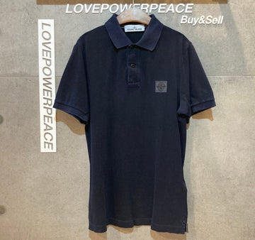 STONE ISLAND スリムフィット半袖PKシャツネイビーD050408 148409676