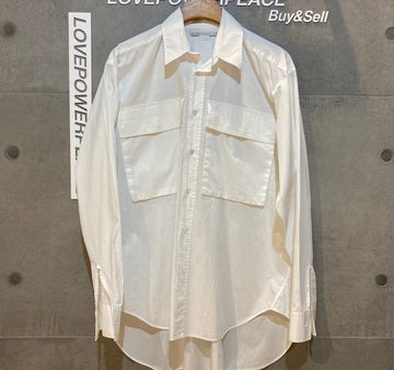 STELLA MCCARTNEY ツーポケット ロングスリーブ シャツ ホワイト 494118D093029 148409775