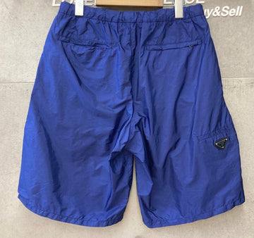 PRADA Nylon Dreieckslogo Hose Blau SPH153H062301 148409862