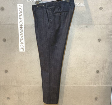 PT01 Woll Tartanmuster Slacks Hose 50 B00488 148409996