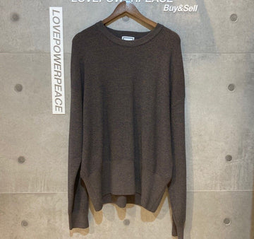 Wooyoungmi Wool Crew Neck Knit Brown D093007 148410028