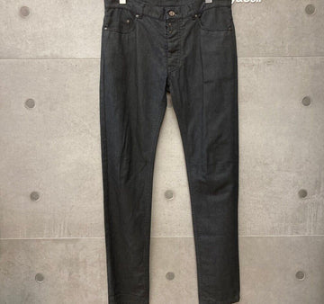 MAISON MARGIELA Schwarze Jeans mit Schlangenlederbeschichtung 46 B01879 148410042