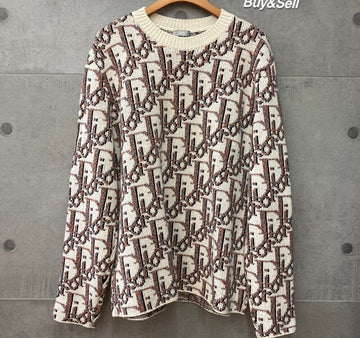 Dior Homme Oblique Knit 033M628AT179 Crewneck 148410058