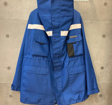 BALENCIAGA Oversized Skijacke Blau 508499E071323 148410281
