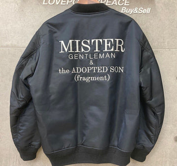 FRAGMENT Reversible MA1 Jacke Schwarz G030903 148410301