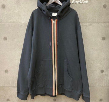 BURBERRY Icon Streifen Kapuzenjacke Schwarz 8035881H021911 148410308