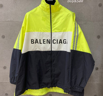 Balenciaga Poplin Oversized Jacket Black Fluorescent 508903G110182 148410311