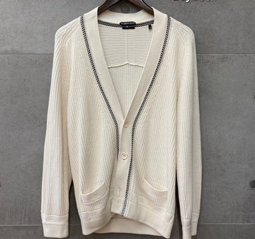 TOM FORD Seide x Baumwolle Cardigan Ivory TFK455G110902 148410313