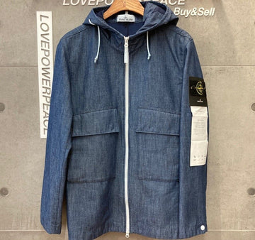 STONE ISLAND Mackenzie Chambray Jacke 741543747 148410333