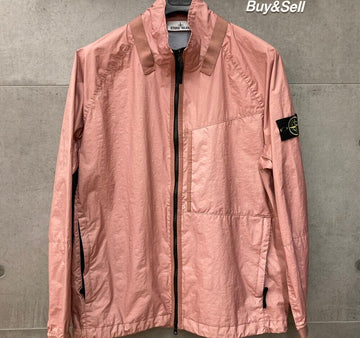 STONE ISLAND ワッペンメンブレナジャケット インディピンク 741540323G110139 148410352