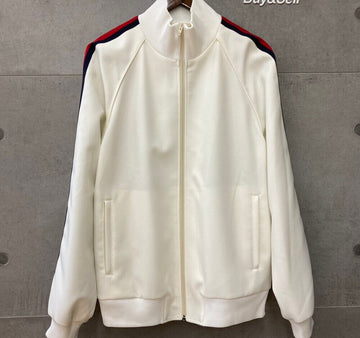 GUCCI スリーラインジャージジャケット ホワイト 762790G123103 148410359