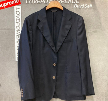 Loro Piana Cashmere Soft Voyager Blazer Jacket Navy E030814 148410368