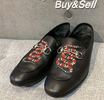 GUCCI スネーク ローファー ブラック 429062C122813 148410512