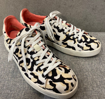 LOUIS VUITTON Damen Leopard Sneakers Ivory 36 148410551