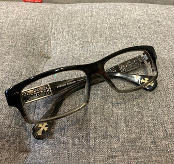 CHROME HEARTS Square Gradient Brillenfassung Schwarz Dismembfred F032025 148410666
