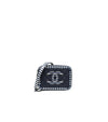 CHANEL Navy Cosmetic Mini Shoulder Bag 39768 148532615 [P]