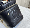 CHANEL Cosmetic Vanity Bag Black AS0323 H042901 148576580 [P]