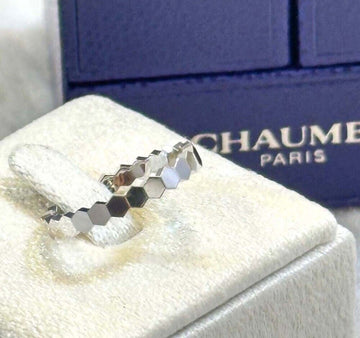 CHAUMET 18k Bead Bimai Love Ring 18K White Gold 081930H032419 148576649