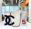 CHANEL Vintage Canvas NO.5 Shopper Bag 7th Series G070605 148576689 [P]