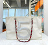 CHANEL Vintage Canvas NO.5 Shopper Bag 7th Series G070605 148576689 [P]