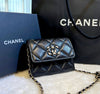 CHANEL Unused Classic Pearl CC Logo WOC Black E111801 148576718 [P]