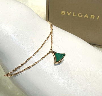 BULGARI 18k ディバスドリーム マラカイト 18K ローズゴールド SM ブレスレット 358354 148576839