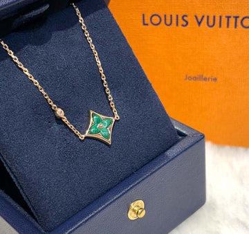 Louis Vuitton Color Blossom BB Star Bracelet Pink Gold Malachite Q05504H072203 148576840