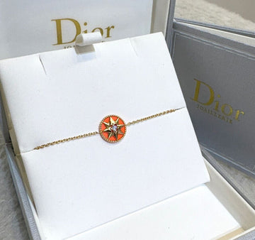 DIOR Rode de Bans Armband/Bracelet Roségold/Orange JRDV95091H061706 148576844