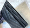 Saint Laurent YSL Chevron Caviar Card Holder Wallet 423291F120904 148576848 [P]