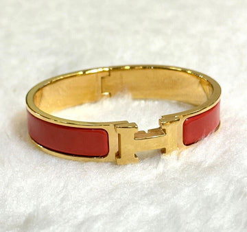 Hermes Hermès Click H PM Pink Gold FI0156G080519 148576973