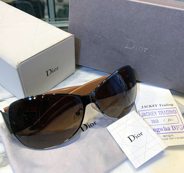 DIOR Cubic Dekoration Indinight Karamell Schild Sonnenbrille QCQR1M01236 148576991