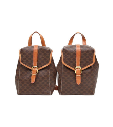 CELINE マカダム ダブル バックパック 36745 148583035