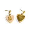 LOUIS VUITTON Lockmi Herz Gold Ohrringe 39593 148583109 [P]