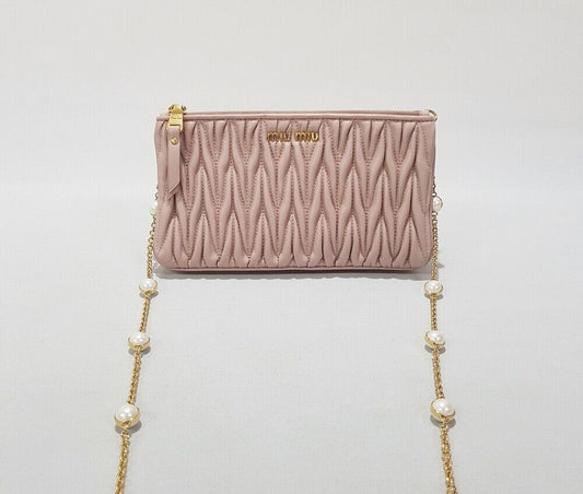 MIU MIU マテラッセ パール ミニ クロスバッグ 5BP073 119792946