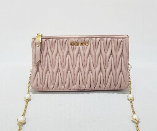 MIU MIU マテラッセ パール ミニ クロスバッグ 5BP073 119792946