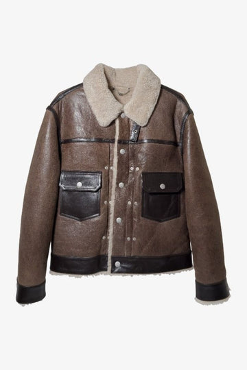 KENZO 25FW ジェンダーレス シアリング トラッカームスタンジャケット FF68LV3040AB 90 1780 149509555