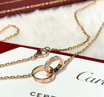 CARTIER PGラブセミパヴェダイヤネックレス B7013900H102803 149124549