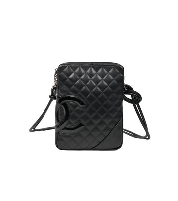 CHANEL Schwarze Cambon Schultertasche 35633 149168939