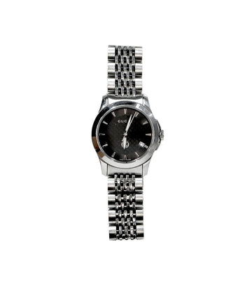 Gucci 27mm G Timeless Black Dial Watch 37757 149279551