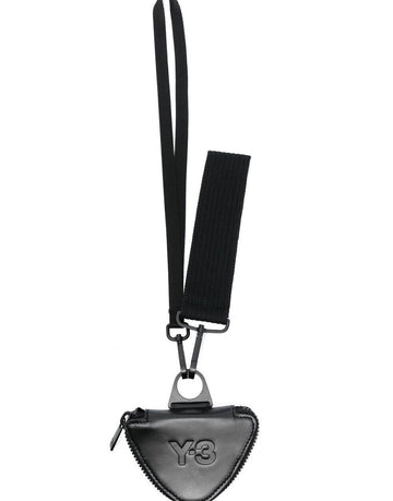 YOHJI YAMAMOTO Y3 LANYARD Leder Tasche Schwarz H63095 47235806