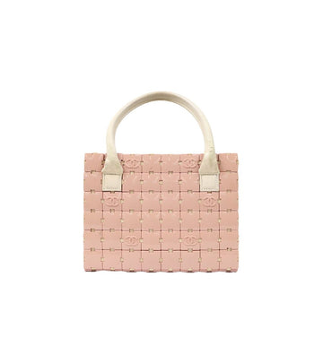 CHANEL Pink Puzzle Tote Bag 37235 149369506