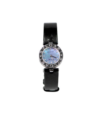 BULGARI 22mmマザーオブパールビゼロワンシルバー時計37760 149405421