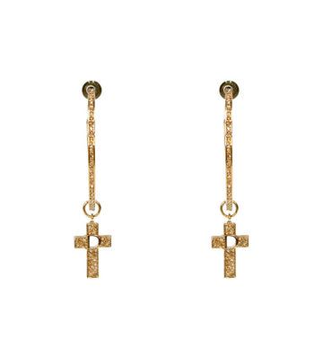 DIOR キュービックDクロスゴールドリングイヤリング 42949 149407270