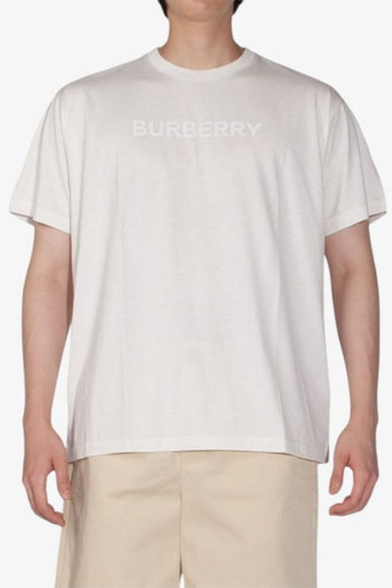 BURBERRY Logo-Druck Baumwoll-Jersey T-Shirt 8068709 A4187 1136 139104571