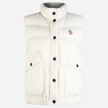 MONCLER 5F Damen Grenoble Base Steppweste Weiß 1A00042 597UI 20N 149472332