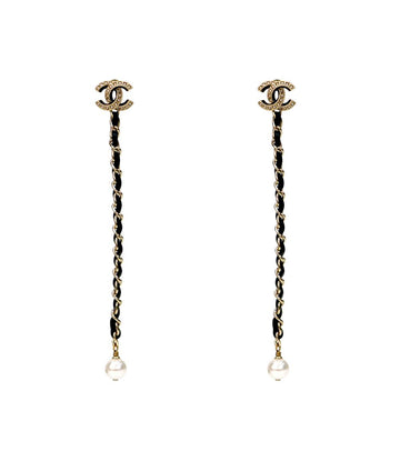 CHANEL Tropfen-Perlen-Ohrringe 41732 149502031