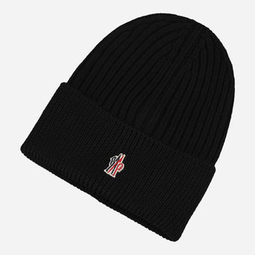 MONCLER グレノーブル ロゴ ニット ビーニー ブラック 3B00007 04761 999 149544654