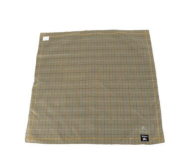 BURBERRY Logo-Check-Muster Taschentuch Olivgrün 7247934795 76317802